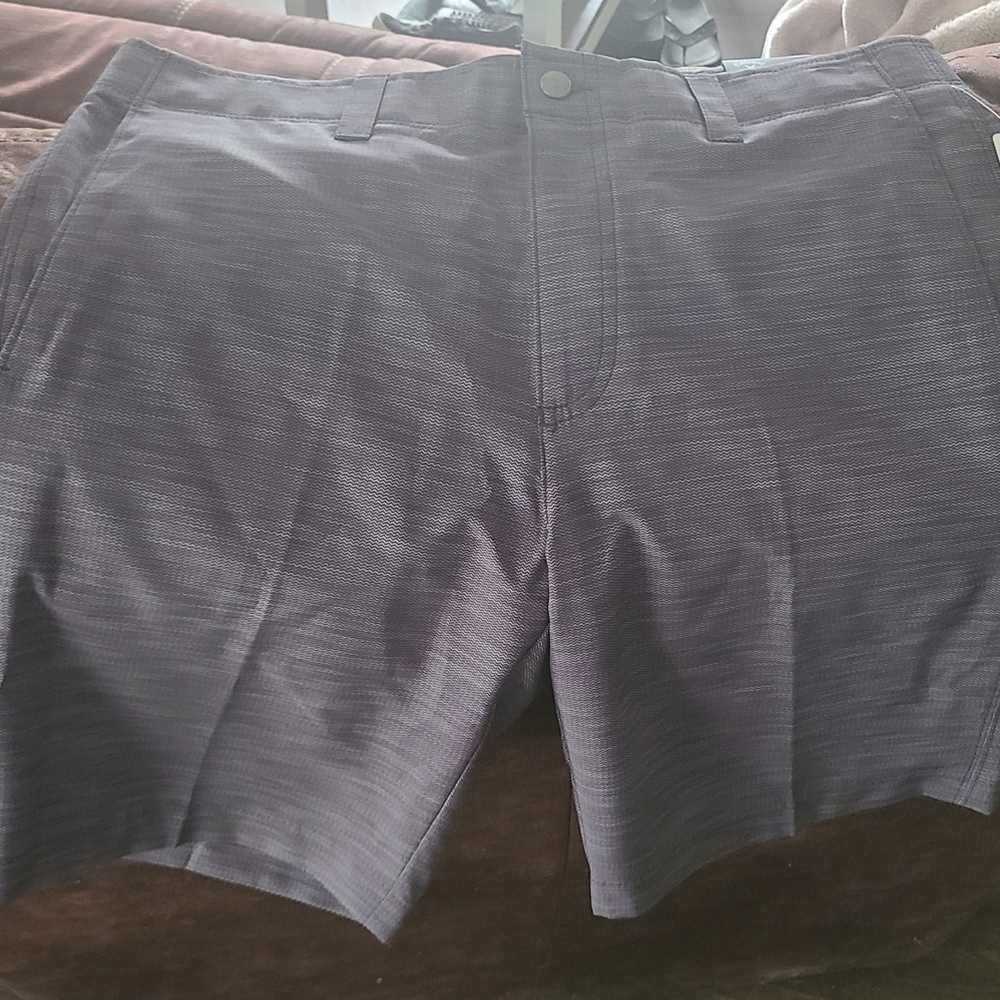 Callaway Men's Charcoal Flat Front Shorts